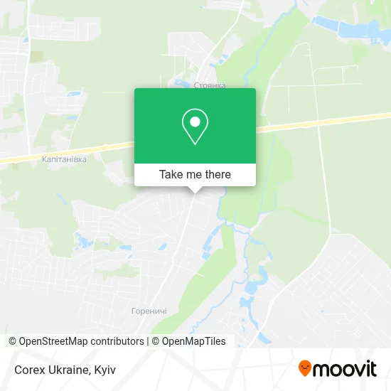 Corex Ukraine map
