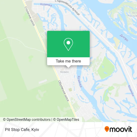Pit Stop Cafe map