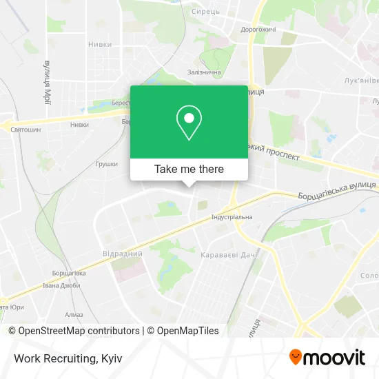 Work Recruiting map