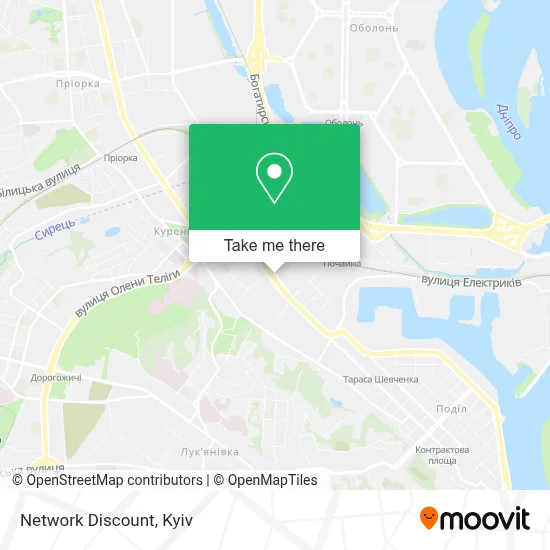 Network Discount map