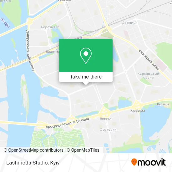 Lashmoda Studio map
