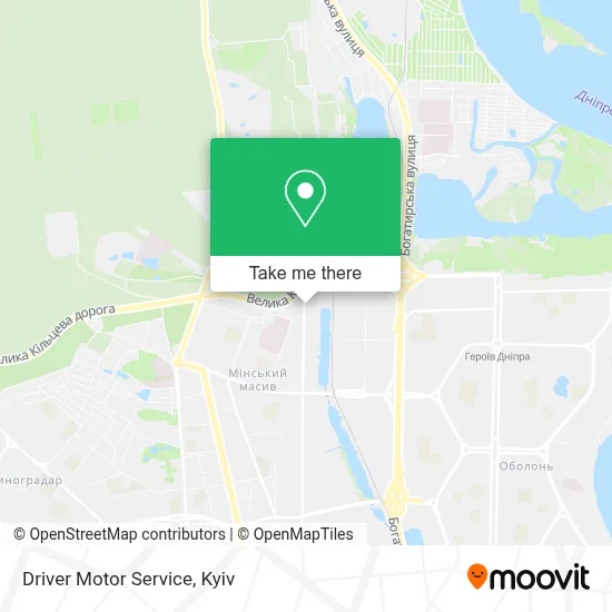 Driver Motor Service map