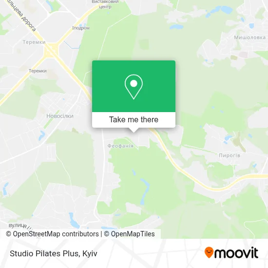 Studio Pilates Plus map