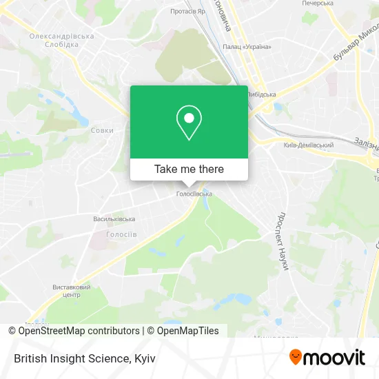 British Insight Science map