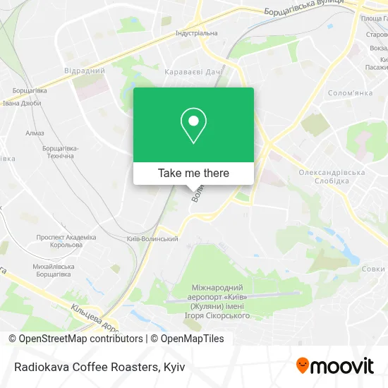 Radiokava Coffee Roasters map