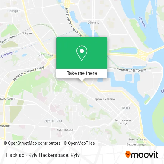 Hacklab - Kyiv Hackerspace map