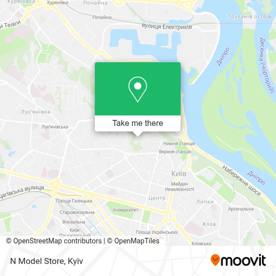 N Model Store map