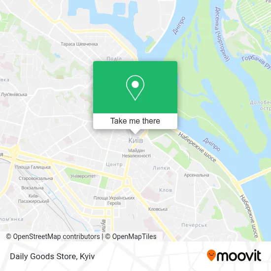 Daily Goods Store map