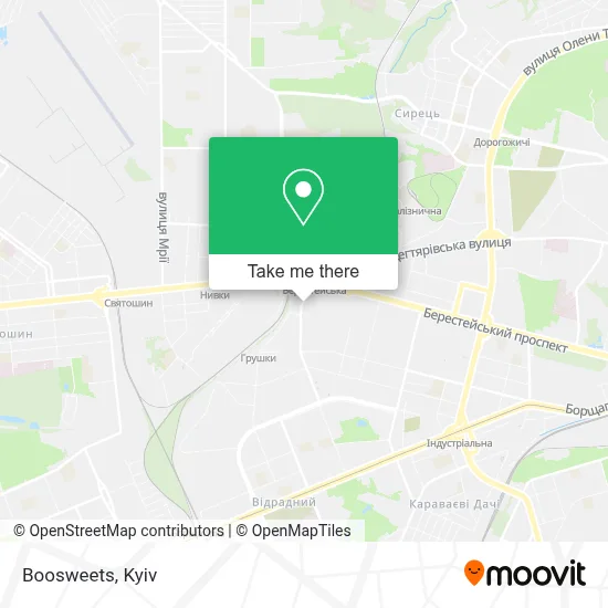 Boosweets map