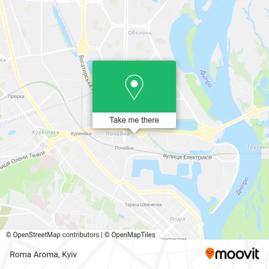 Roma Aroma map