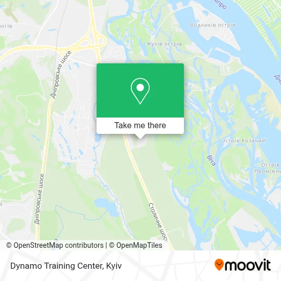 Dynamo Training Center map