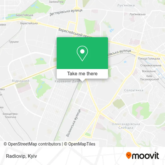 Radiovip map