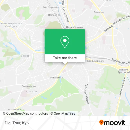 Digi Tour map
