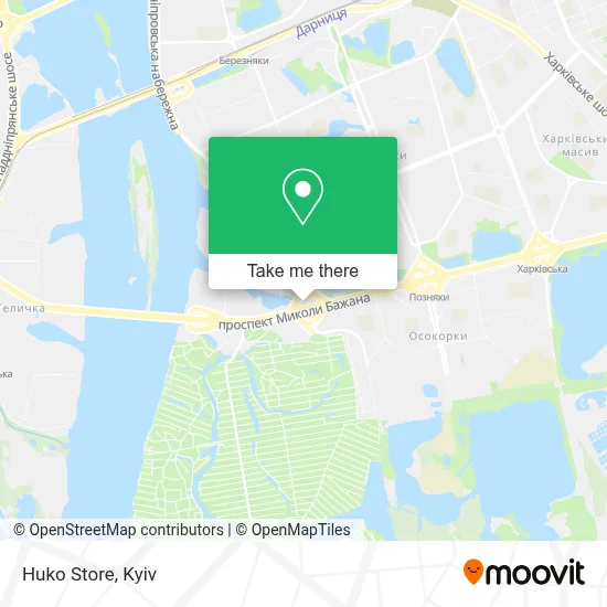 Huko Store map