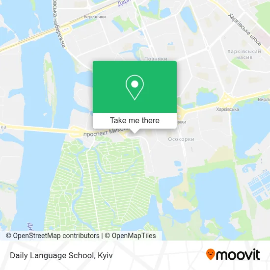 Daily Language School map