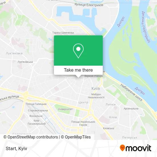 Start map