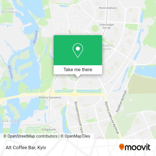 Alt Coffee Bar map