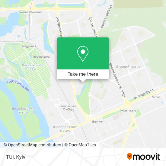 TUI map