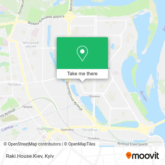 Raki.House.Kiev map