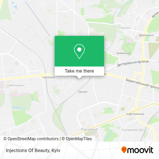 Injections Of Beauty map