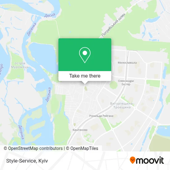 Style-Service map