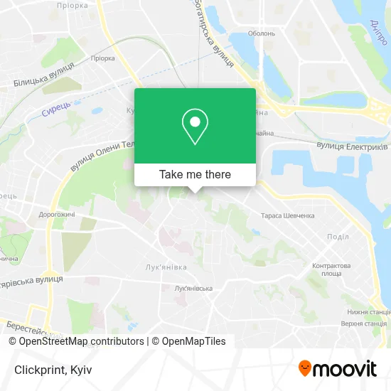 Clickprint map