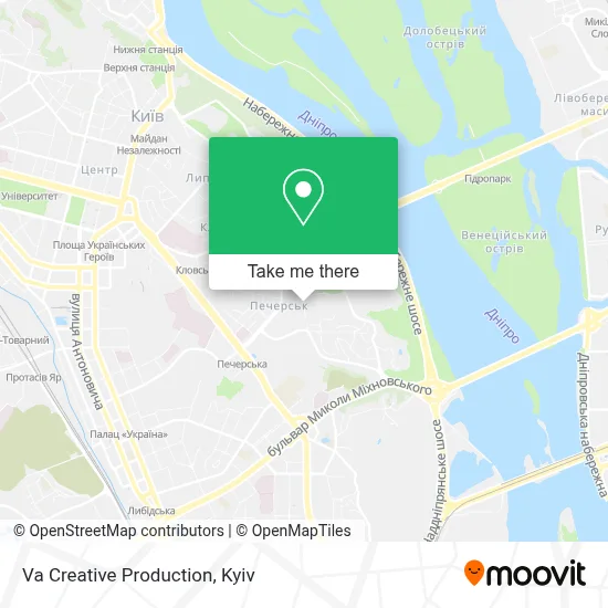 Va Creative Production map