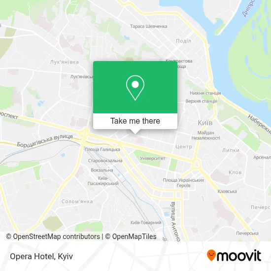 Opera Hotel map