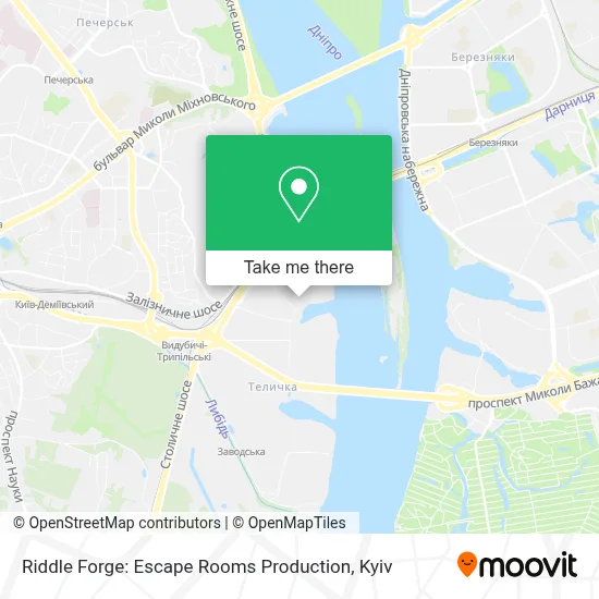 Riddle Forge: Escape Rooms Production map