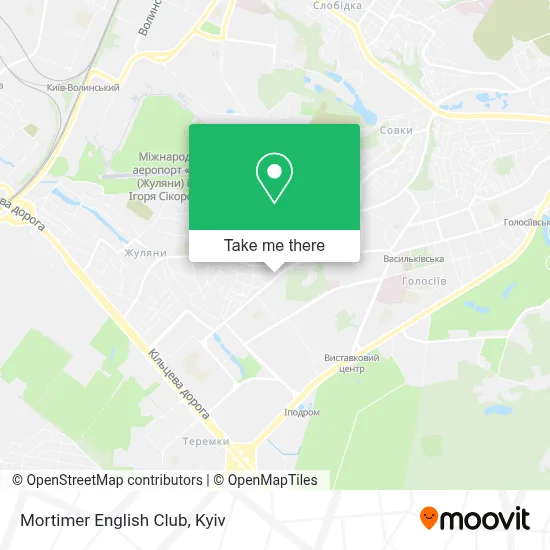 Mortimer English Club map