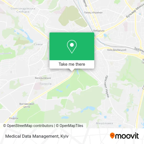 Medical Data Management map