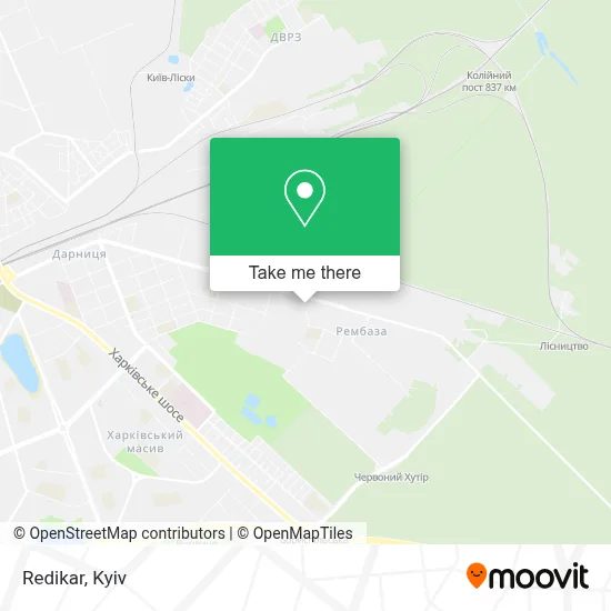 Redikar map