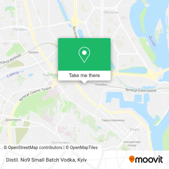 Distil. No9 Small Batch Vodka map