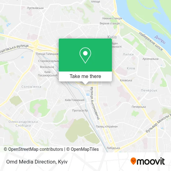 Omd Media Direction map