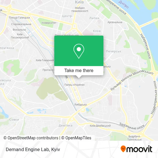 Demand Engine Lab map