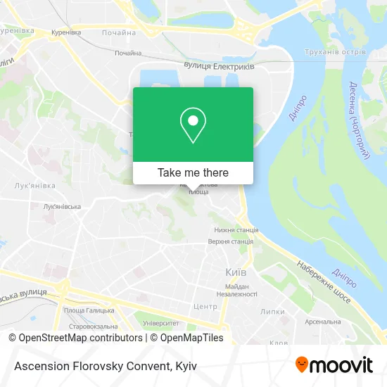 Ascension Florovsky Convent map