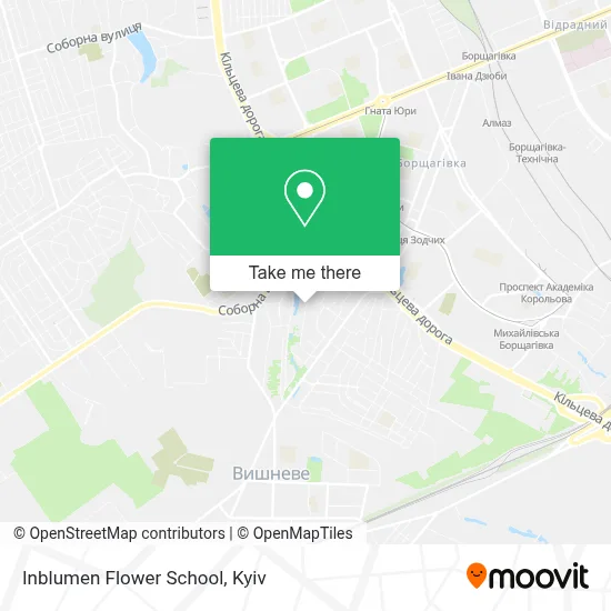 Inblumen Flower School map