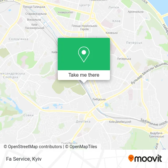 Fa Service map