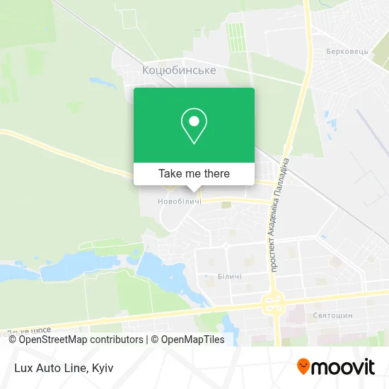 Lux Auto Line map