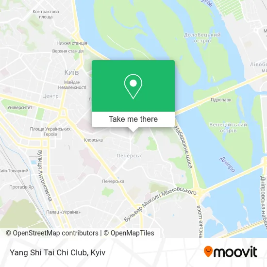 Yang Shi Tai Chi Club map