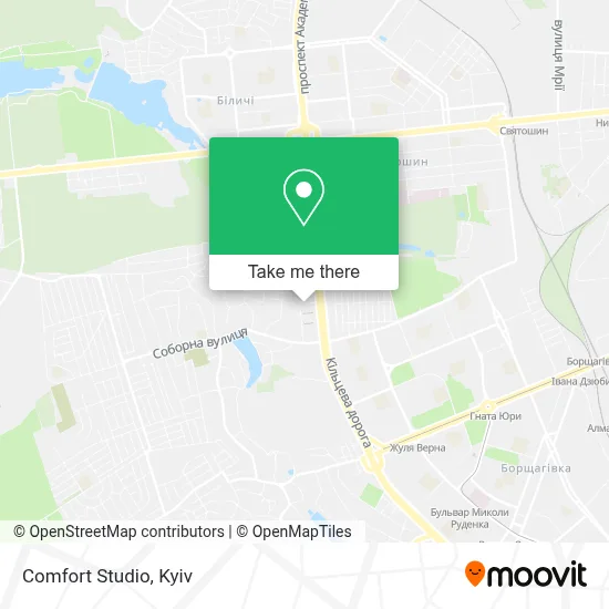 Comfort Studio map