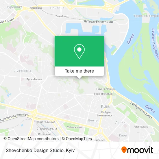 Shevchenko Design Studio map