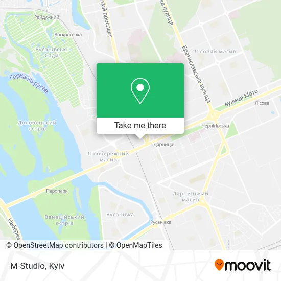 M-Studio map