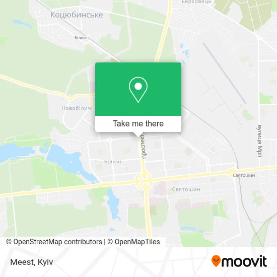 Meest map