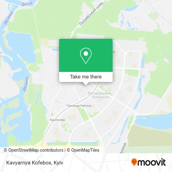 Kavyarnya Kofebox map