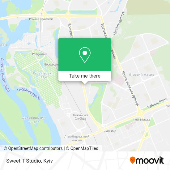 Sweet T Studio map