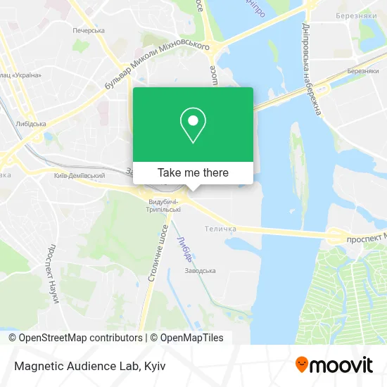 Magnetic Audience Lab map
