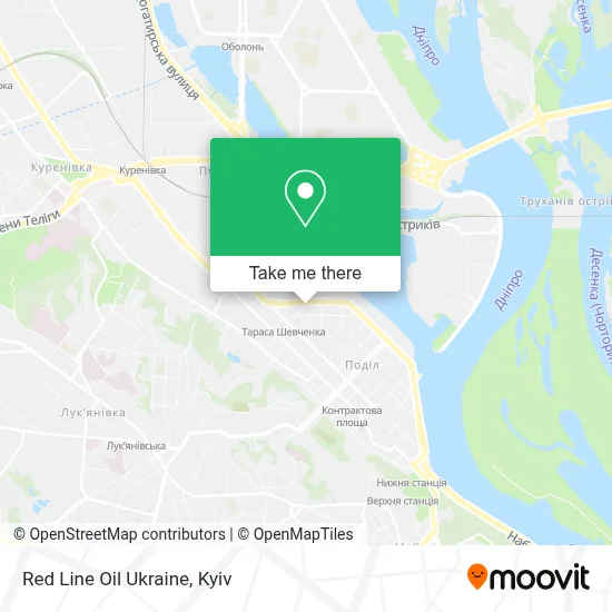 Red Line Oil Ukraine map