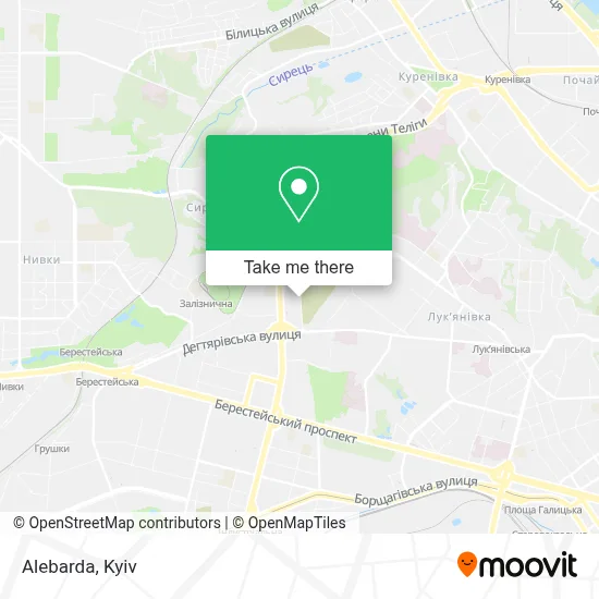 Alebarda map