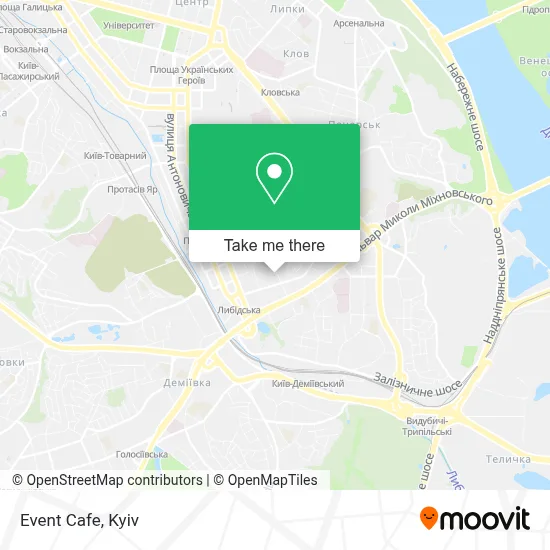 Event Cafe map